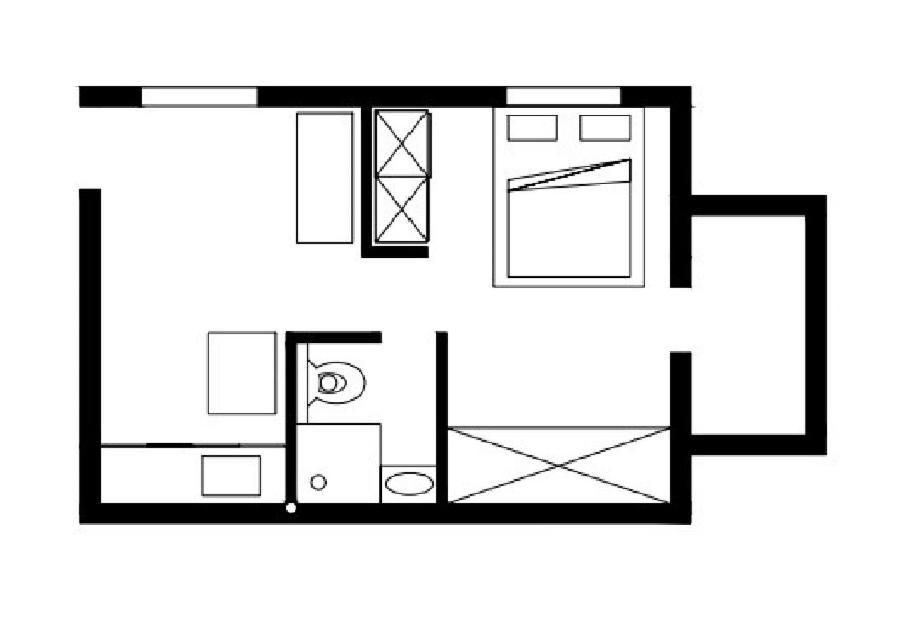 Dinning Room, Bedroom And Balcony Jerusalem Exterior photo